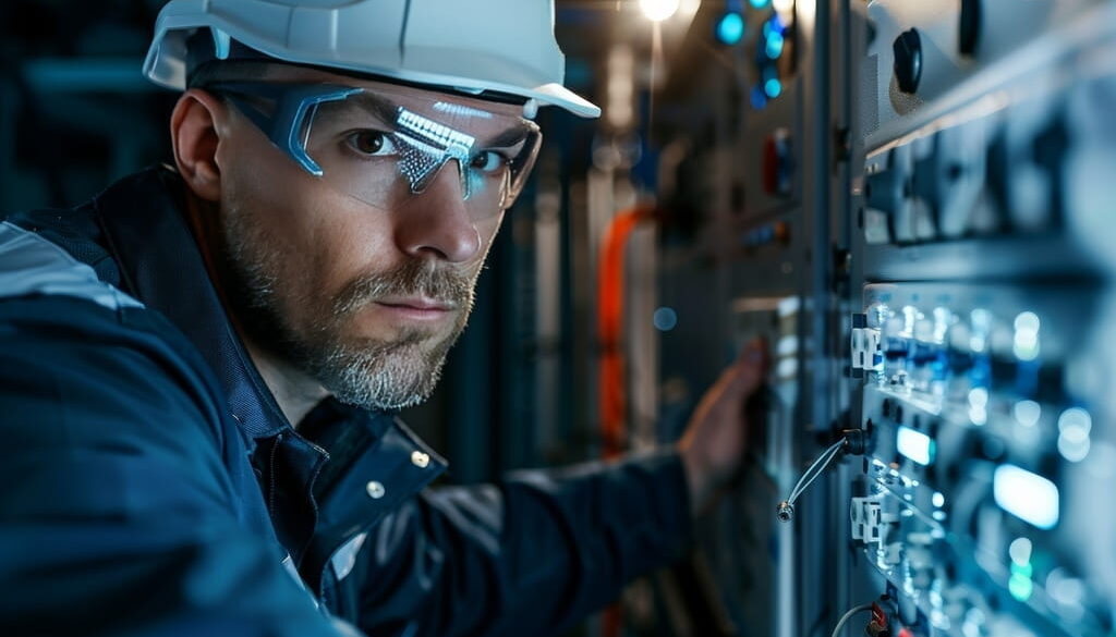 Anche se spesso vengono confuse, ingegneria elettrica ed ingegneria elettronica sono due discipline distinte. Nella foto, un ingegnere elettrico che lavora a un circuito.